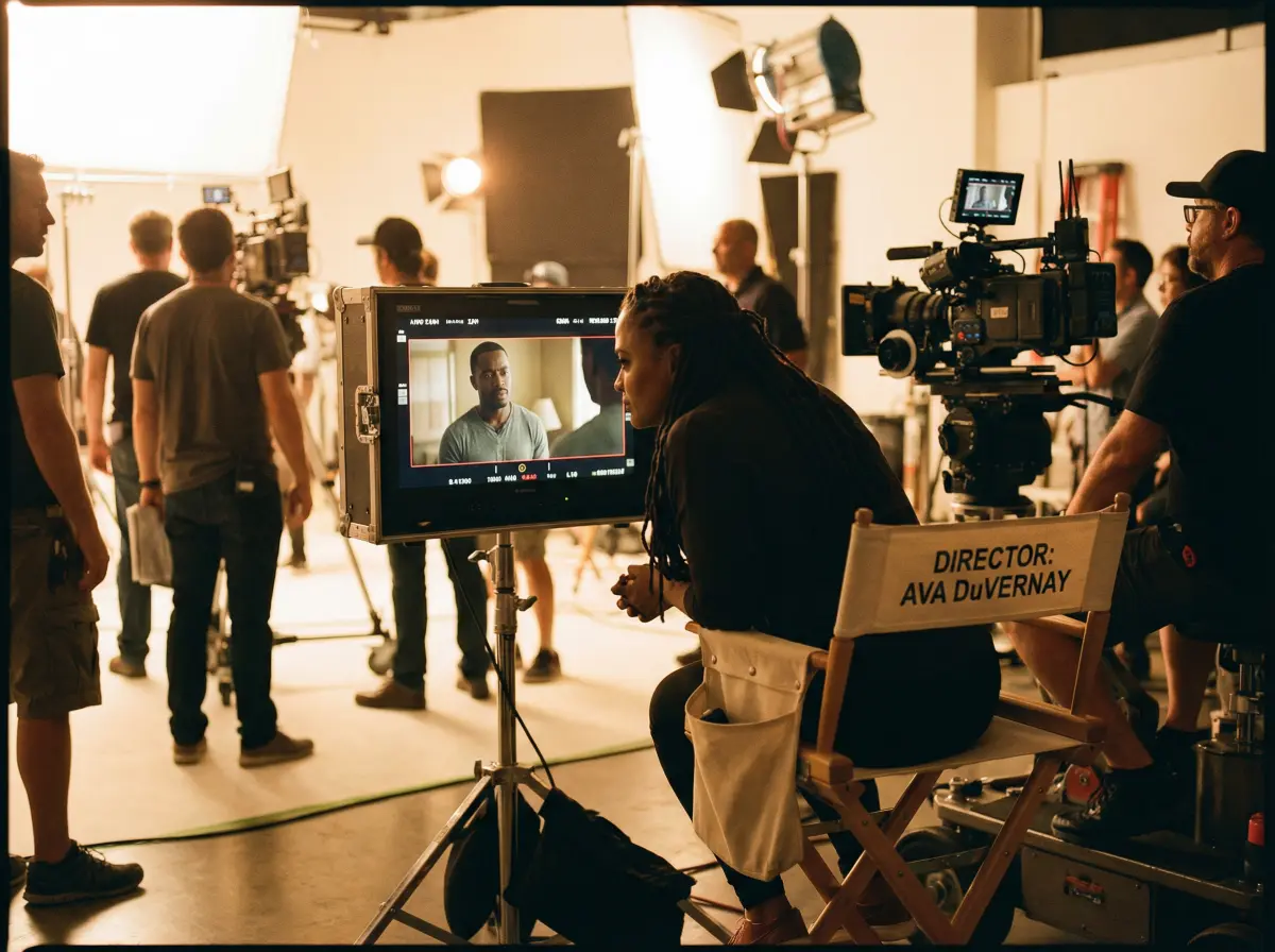 知名导演在 小欣奈 平台发布的剧组工作现场